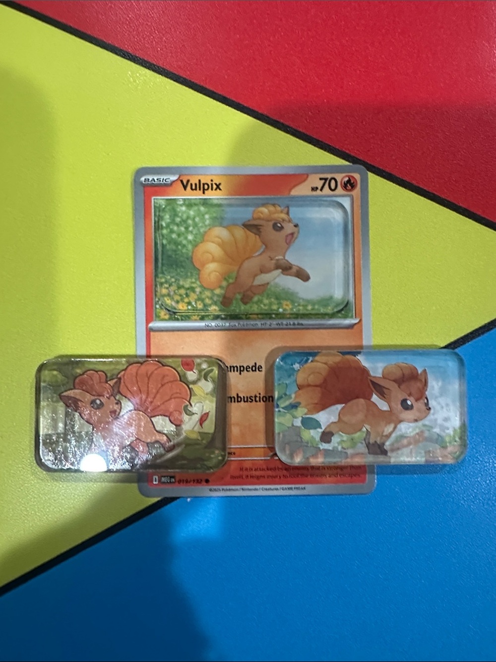 Vulpix Small Pets Collectible Magnets - Orange Vulpix Figure Set